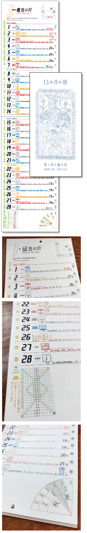 13の月の暦 タテ