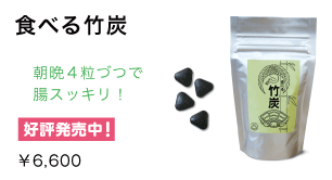 食べる竹炭/6,600円